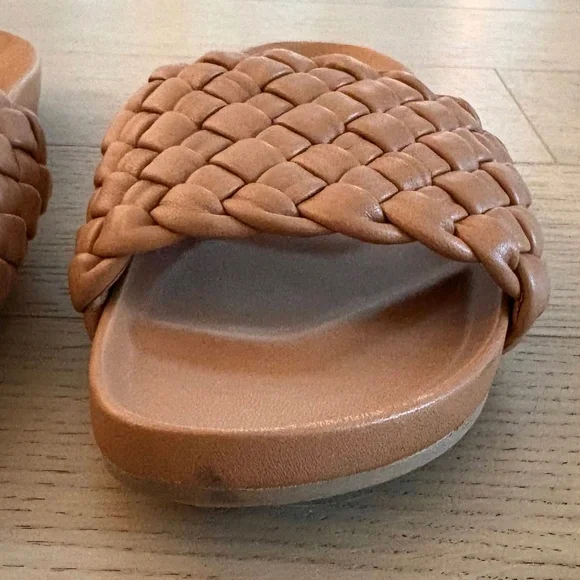 Loeffler Randall Sonnie Flat Woven Sandals - Size 10 - Picture 3 of 5